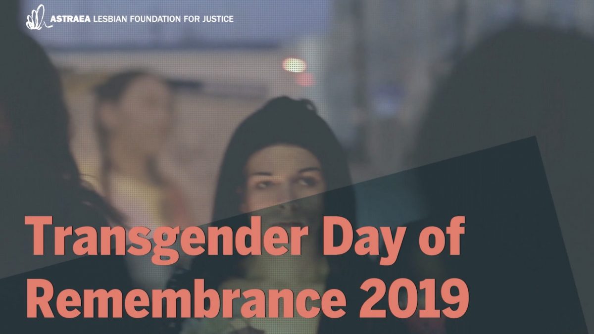 Trans Day of Remembrance 2019